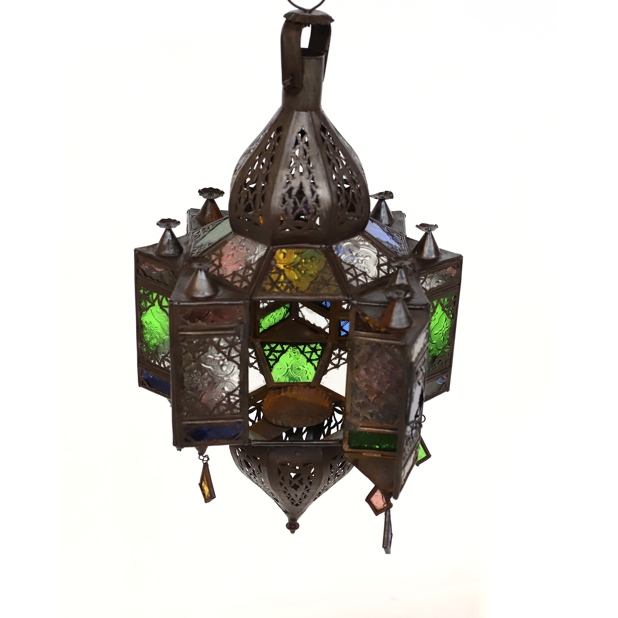 Laterne 'Fererra', multicolor, Ø 24 cm, H 41 cm von fischer's lagerhaus