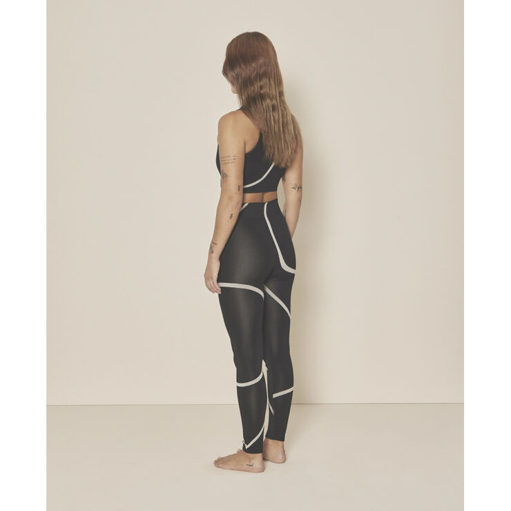 Moonchild Yoga Wear Loud Logo Legging Black / sustained