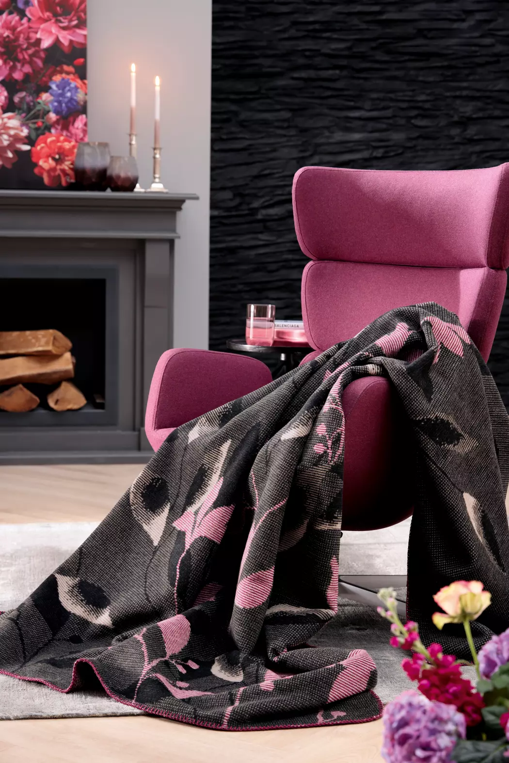 Kuscheldecke Dark Vine 150 x 200 cm