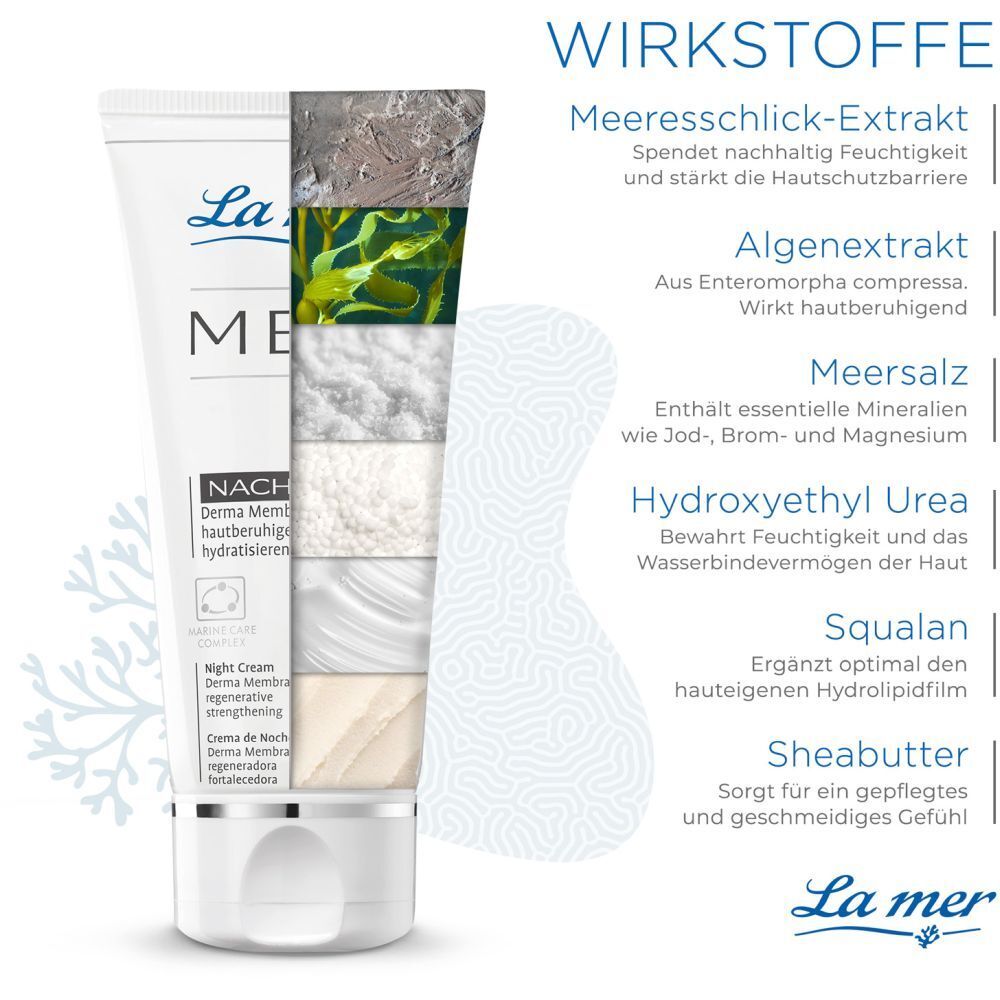 La mer MED Basic Care Nachtcreme ohne Parfum 50 ml