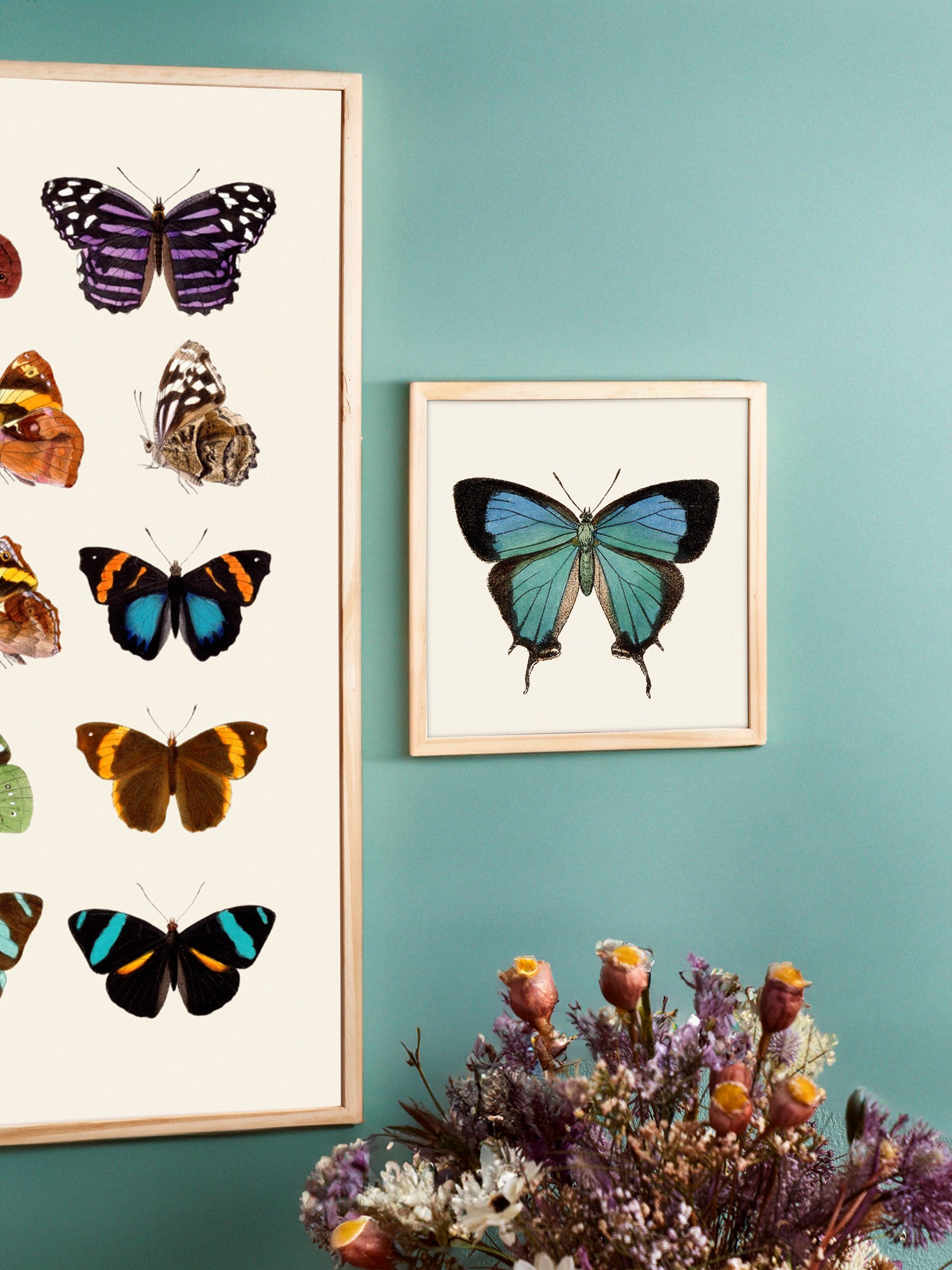 Plakat 24 x 24 | Papir. 24 x 24 cm.  | Multi | The Dybdahl Co.