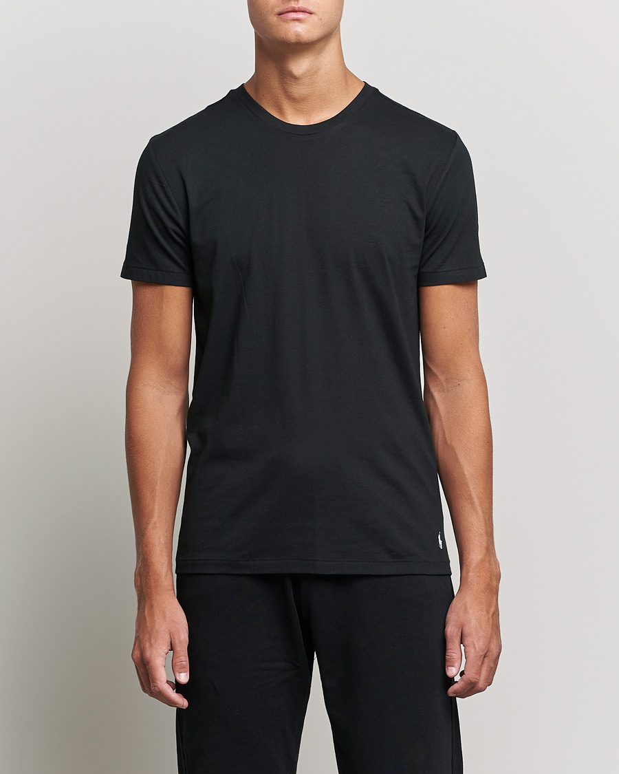 Polo Ralph Lauren 3-Pack Crew Neck T-Shirt Black