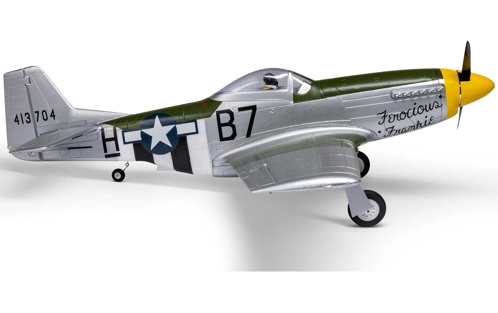 Warbird P-51D Mustang 1000 mm BNF, AS3X+ und SAFE Select<br>Warbird-Modell für Anfänger