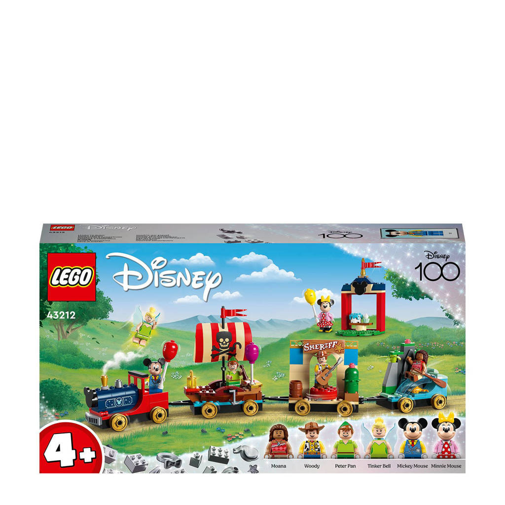 BjornDisney Feesttrein Bouwbaar Trein Speelgoed 100e Verjaardag Set 43212