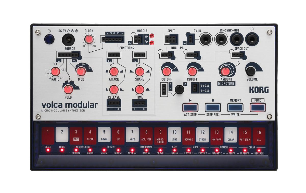 Synthesizer volca modular<br>Semimodularer Analogsynthesizer