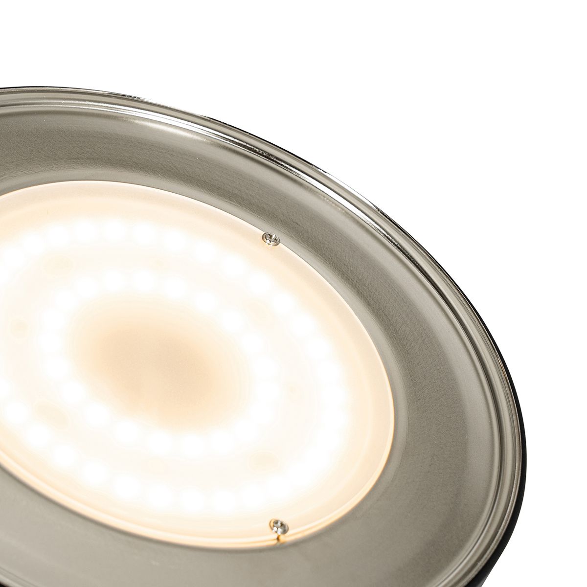 Vloerlamp brons incl. LED en dimmer met leeslamp - Kelso