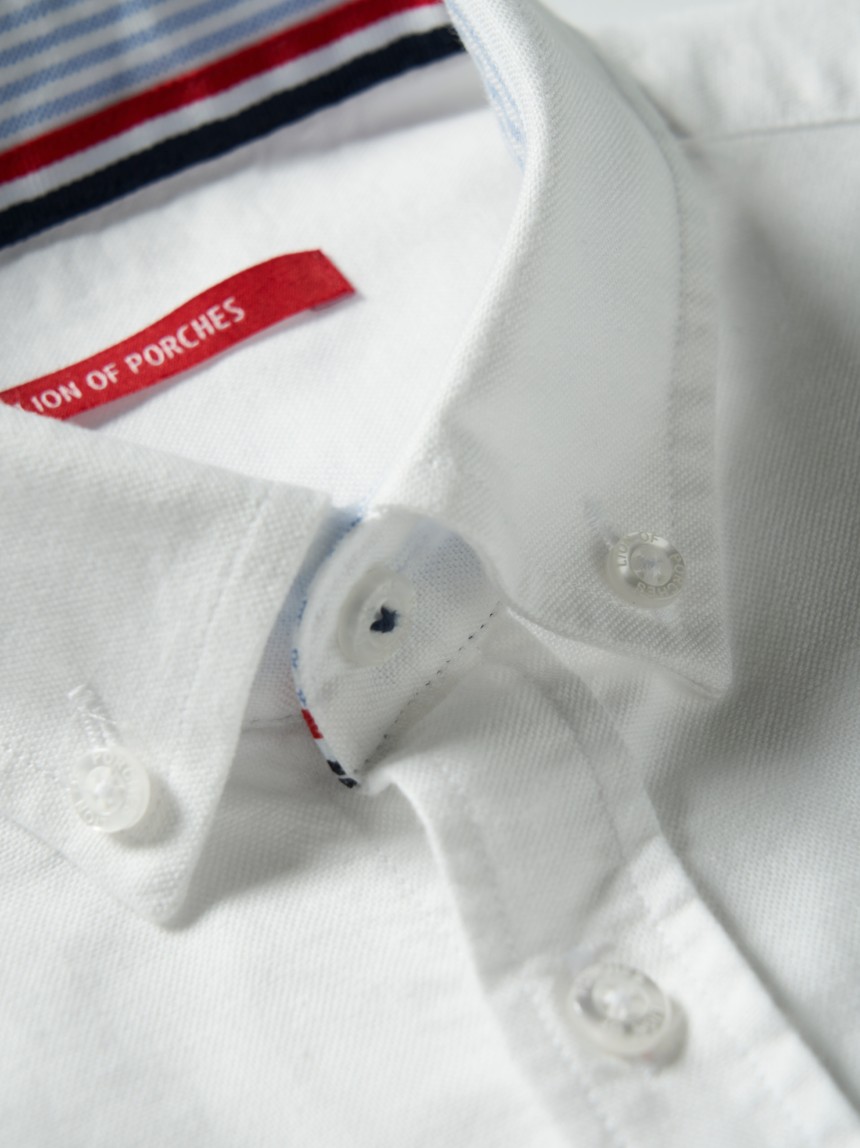 Camisa oxford em algodão