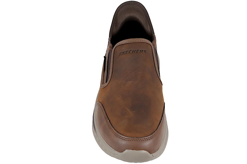 SKECHERS SLADE-COOPER BROWN SLIP-INS SNEAKER