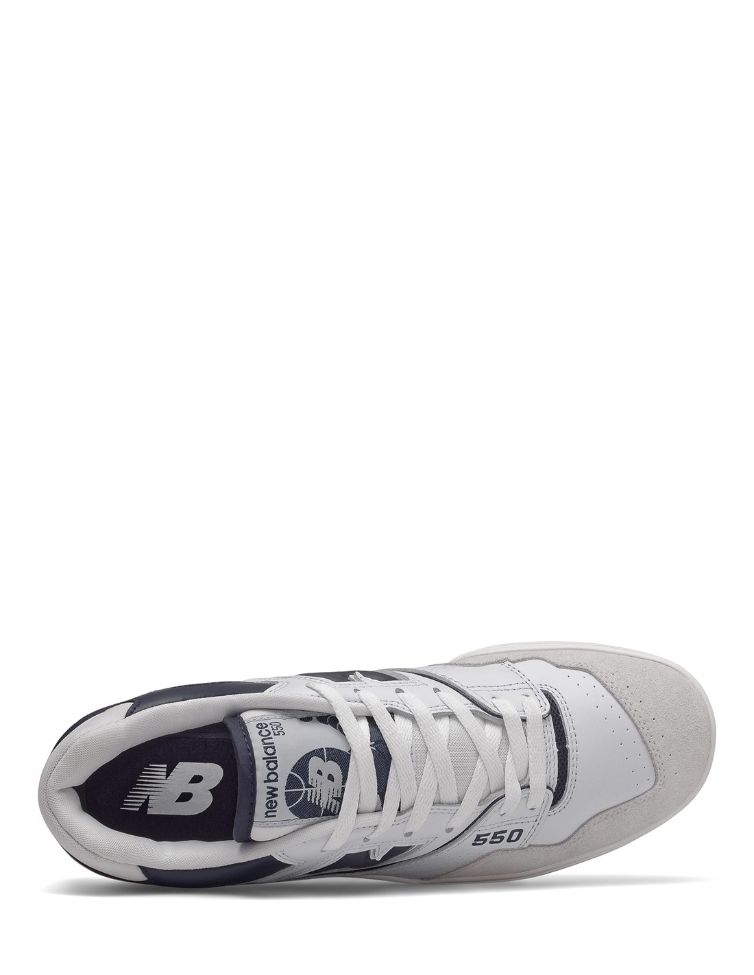 new balance Sneakers Homme 550 Cuir Blanc/Bleu