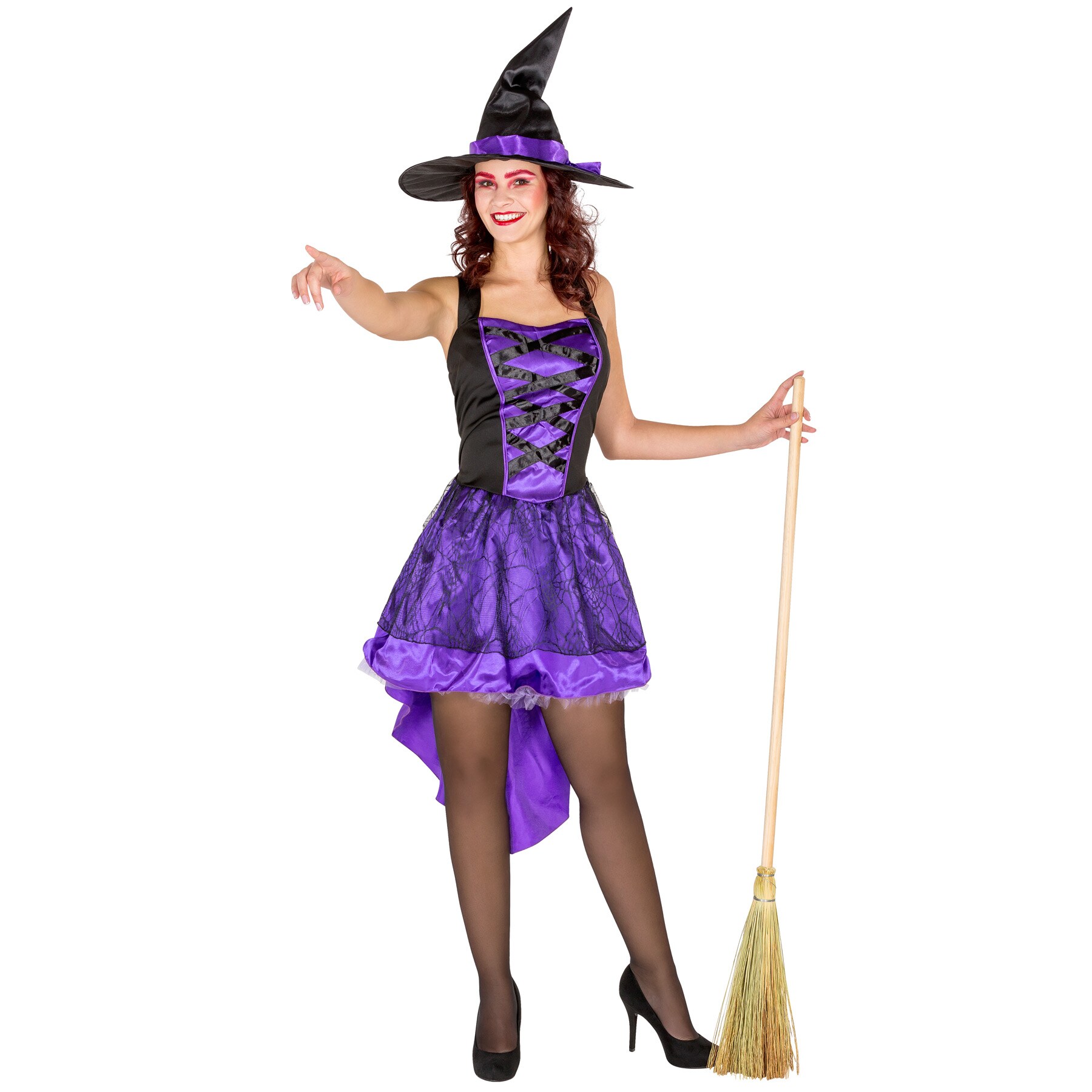 tectake® Frauenkostüm sexy Hexenkleid