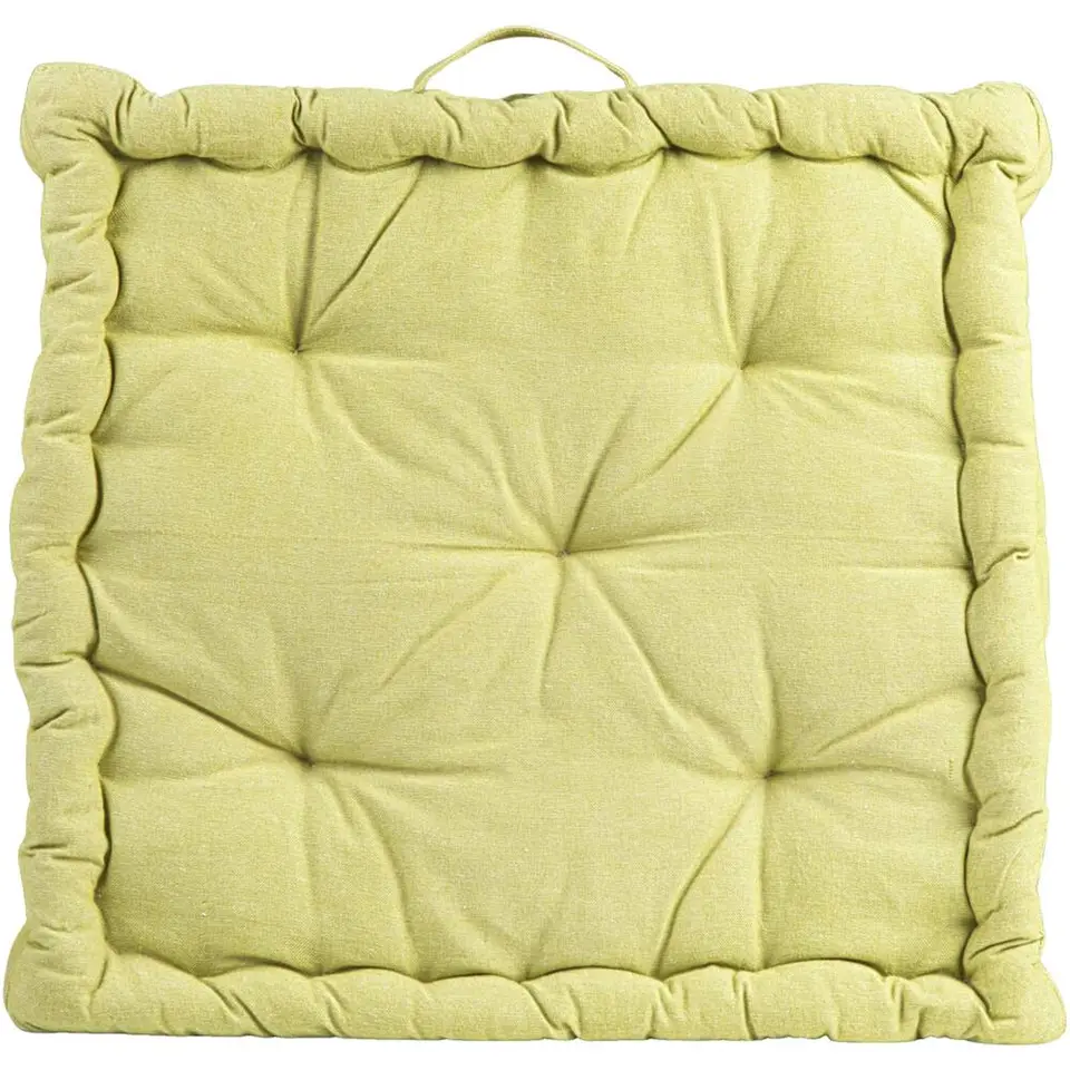 Matraskussen Mika - lime - 45x45 cm