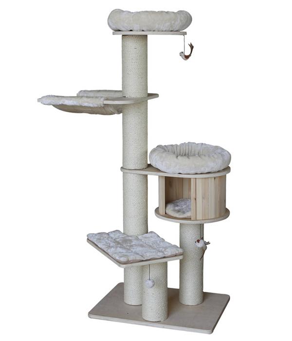Nobby Kratzbaum Odun, beige, ca. B76/H176/T56