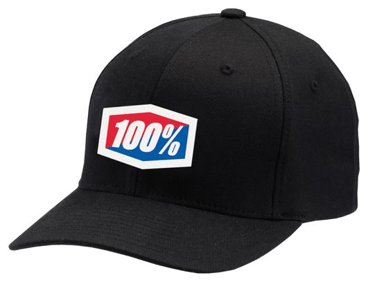 Casquette 100% Classic Flex-Fit Noir
