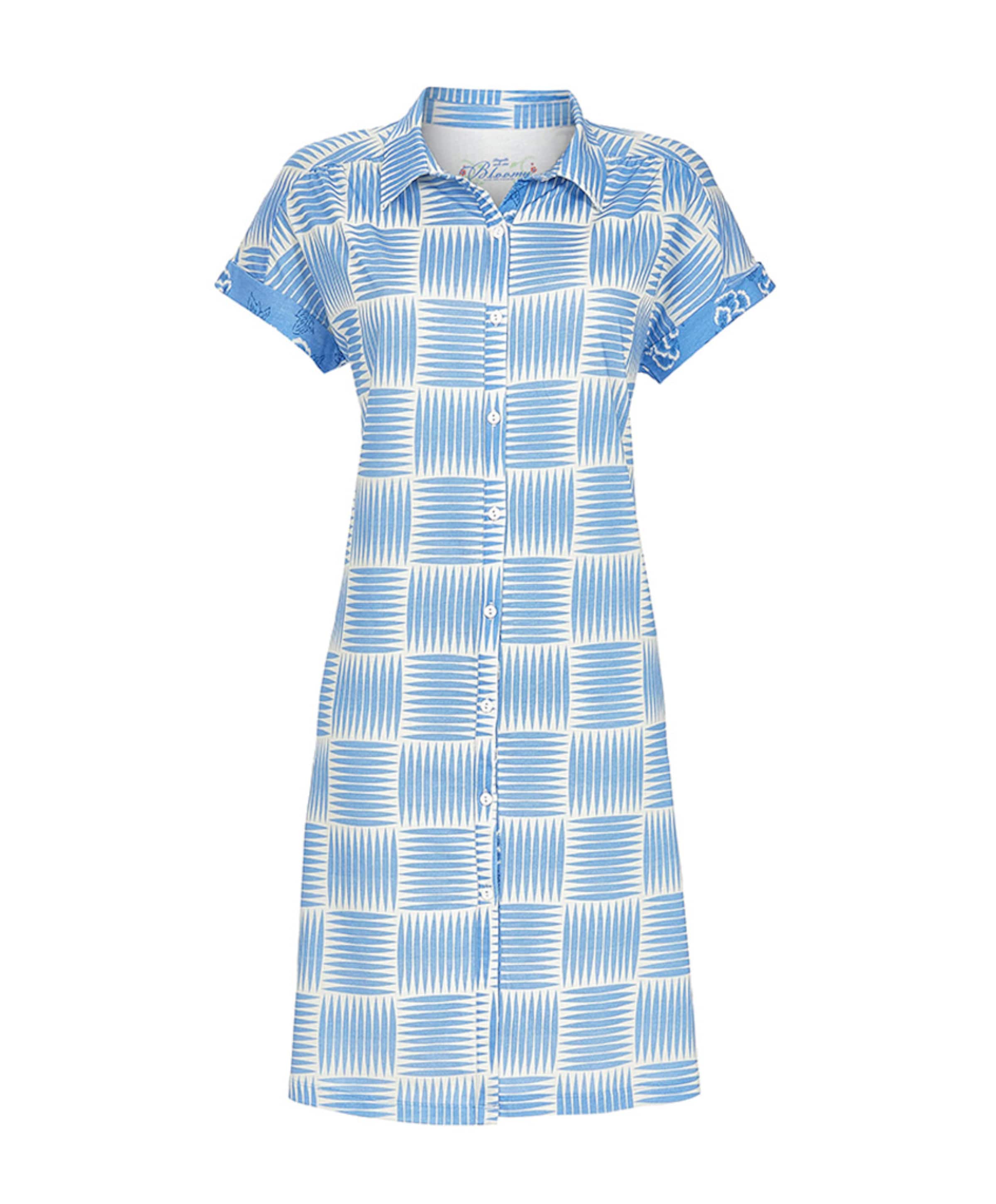 Bloomy Dames nachthemd blauw