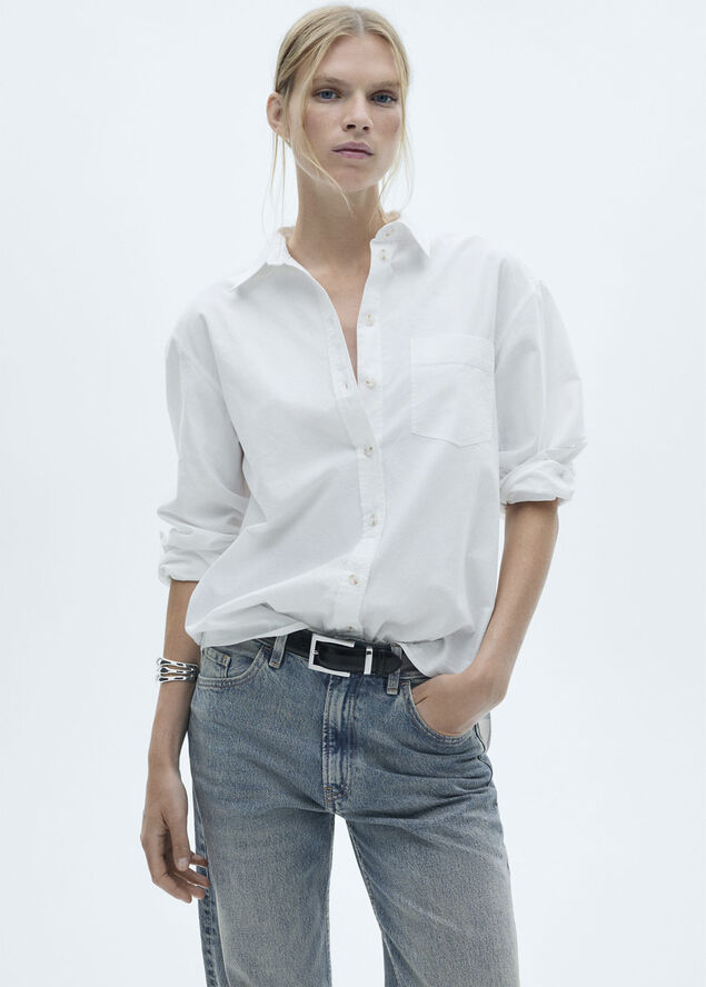 MANGO Miami medium-rise straight-fit jean Di