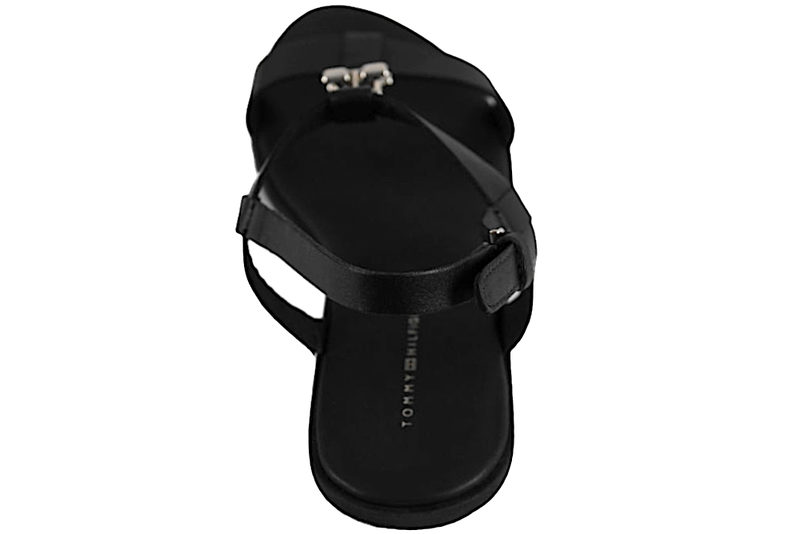 TOMMY HILFIGER FLAT SANDAL I GLAT SKIND