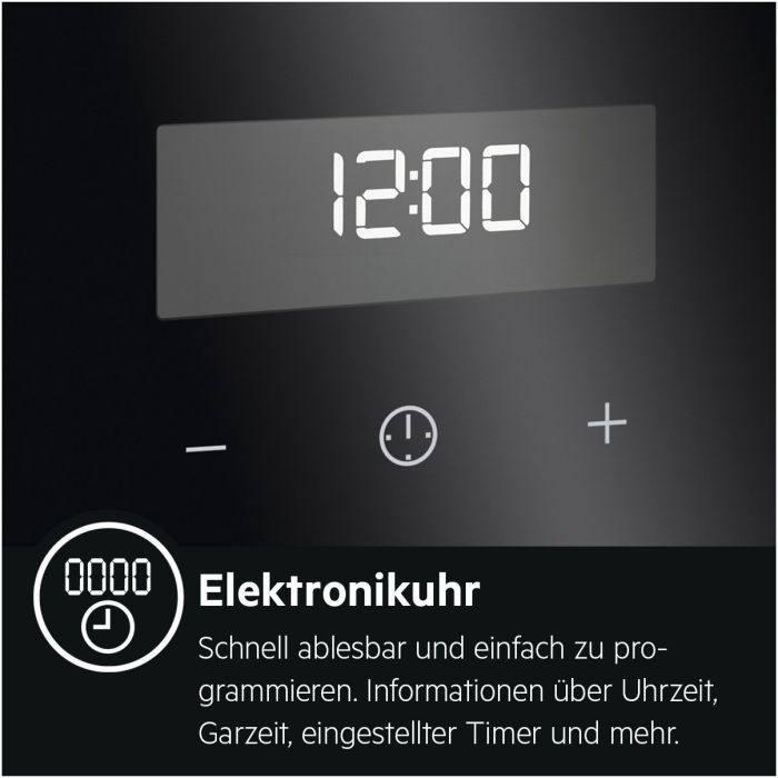 AEG Stand-Elektroherd mit Glaskeramik-Kochfeld CCB644FHBW Weiß