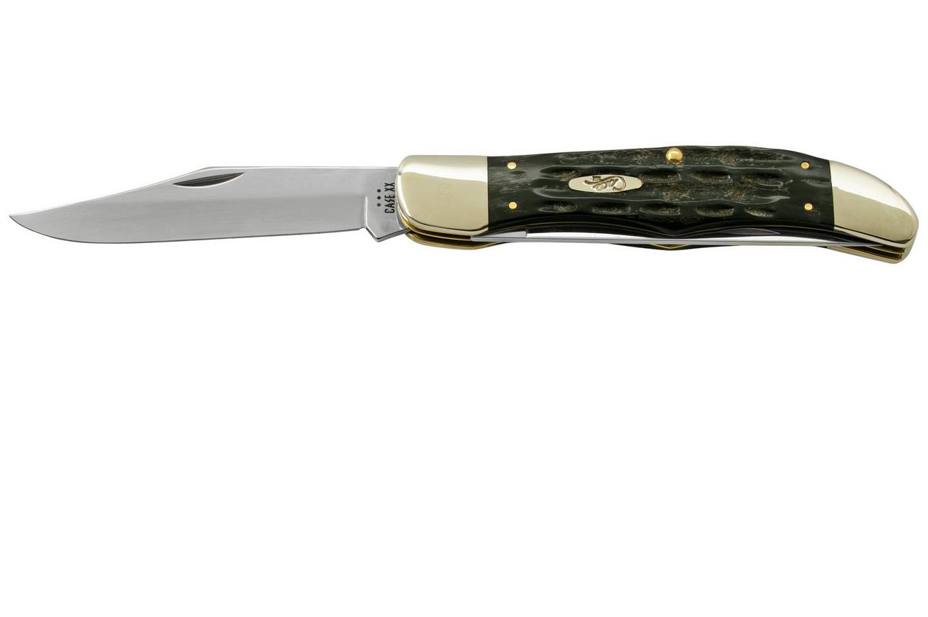 Case Folding Hunter 65030 Jigged Buffalo Horn, zakmes met foedraal