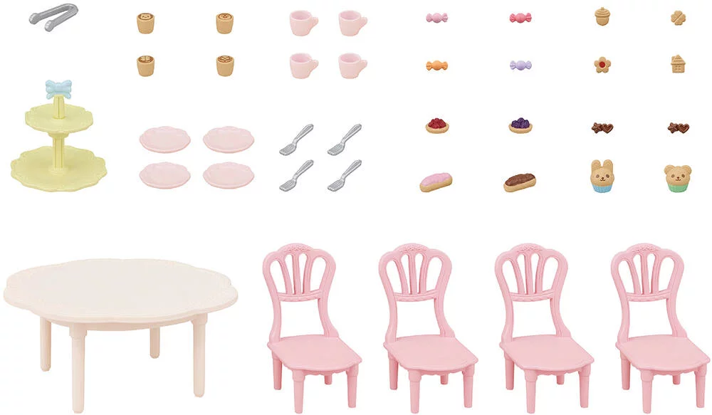 LA TABLE DU GOUTER - SYLVANIAN MEUBLES ET ACCESSOIRES