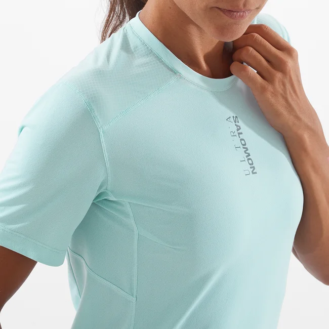 S/LAB SALOMON ULTRA  Kurzarmshirt Damen CAMEOBLUE