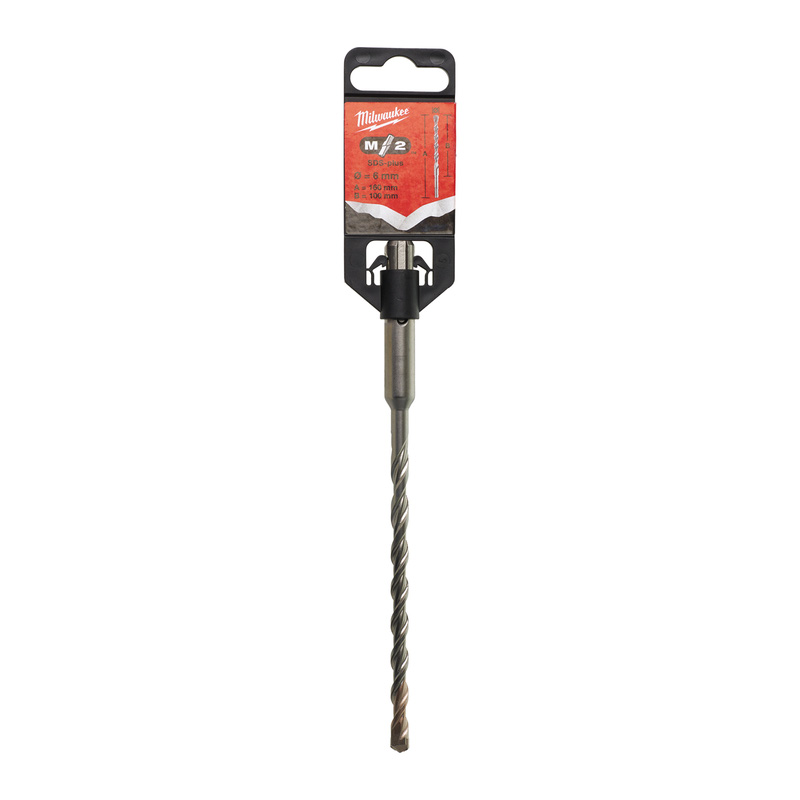 Milwaukee SDS-plus hamerboor M/2 6x160mm