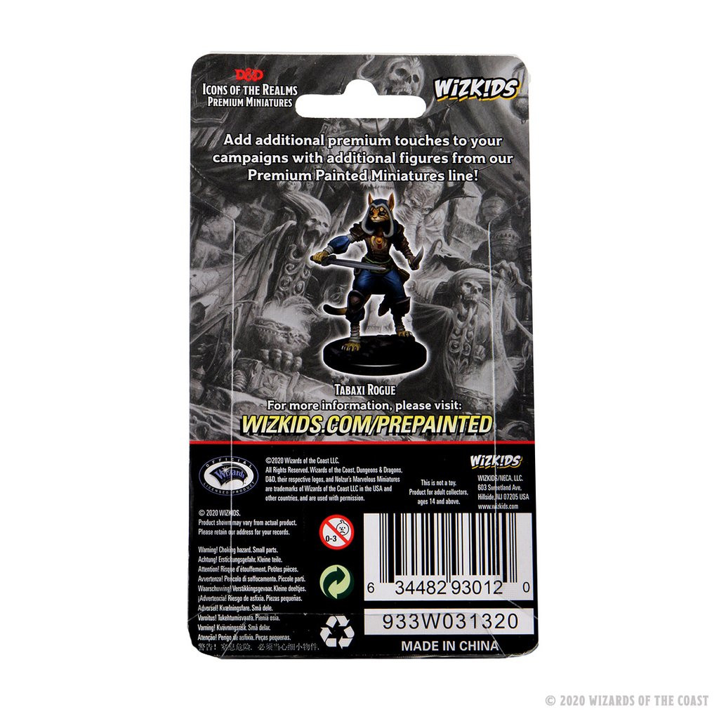D&D Icons of the Realms Premium Figures - Female Tabaxi Rogue