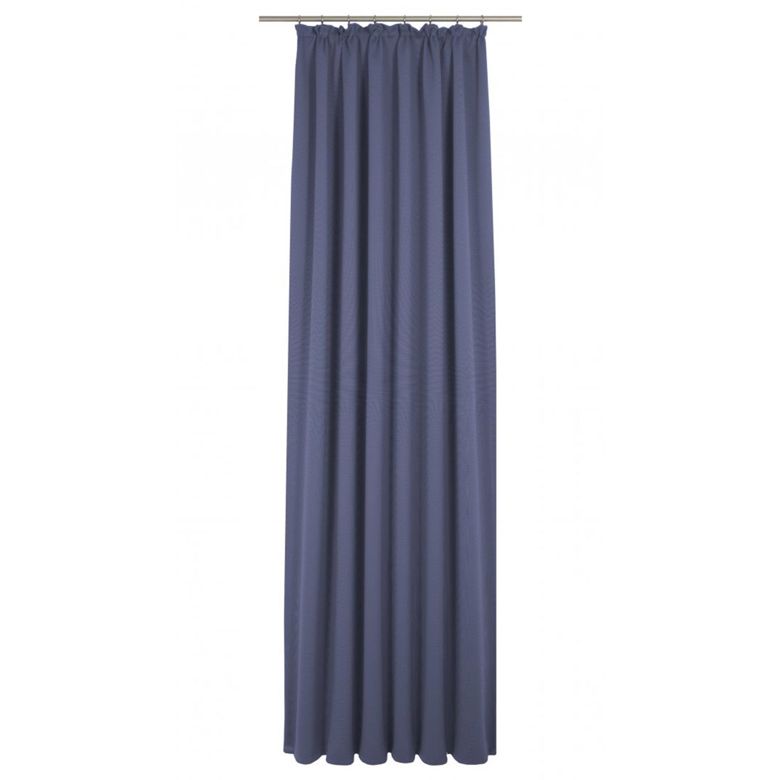 Einzelschal UNI COLLECTION - royalblau - mit Kräuselband - 145x145 cm