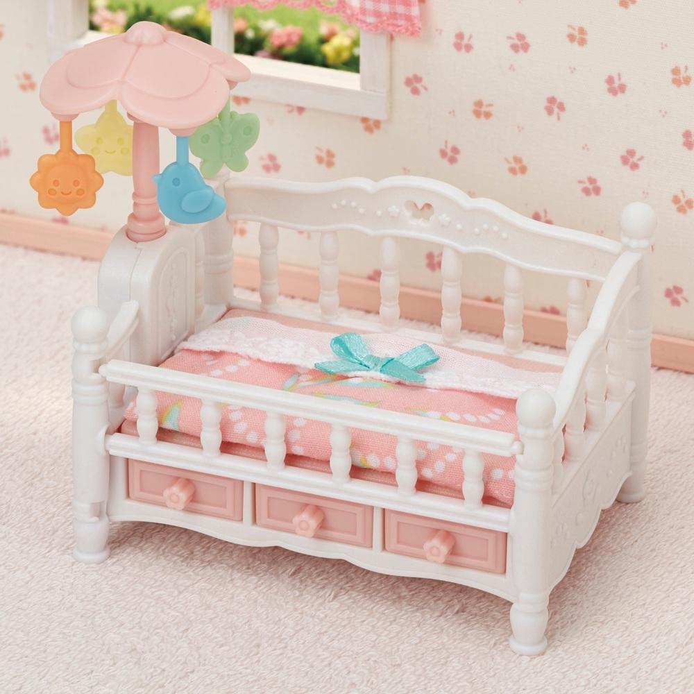Sylvanian Families Kinderbett mit Mobile