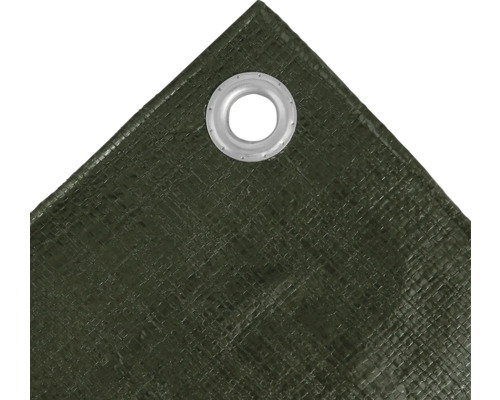 Geweven zeildoek, universeel zeildoek, 180 g/m², groen, 5 x 6 m