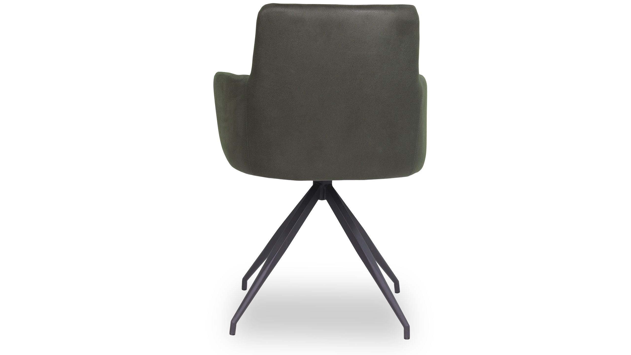 Eetkamerstoel - microvezel moss Levi B59 x D54 x H87 cm