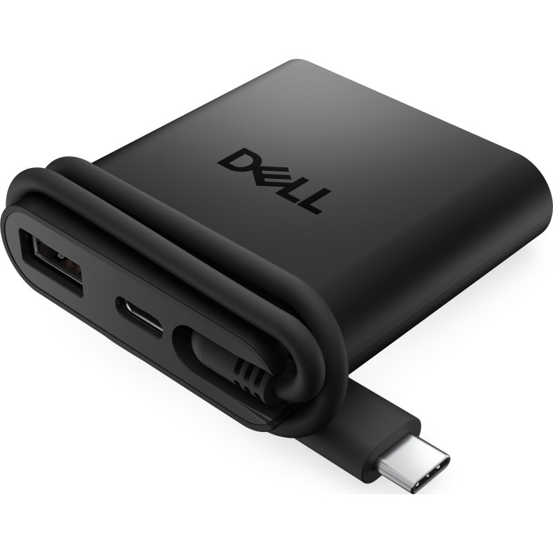 DELL DA225 Avec fil USB 3.2 Gen 1 (3.1 Gen 1) Type-C Noir