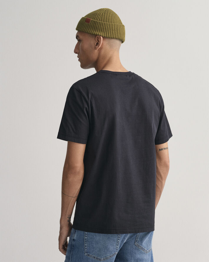 Gant REG SHIELD SS T-SHIRT Black