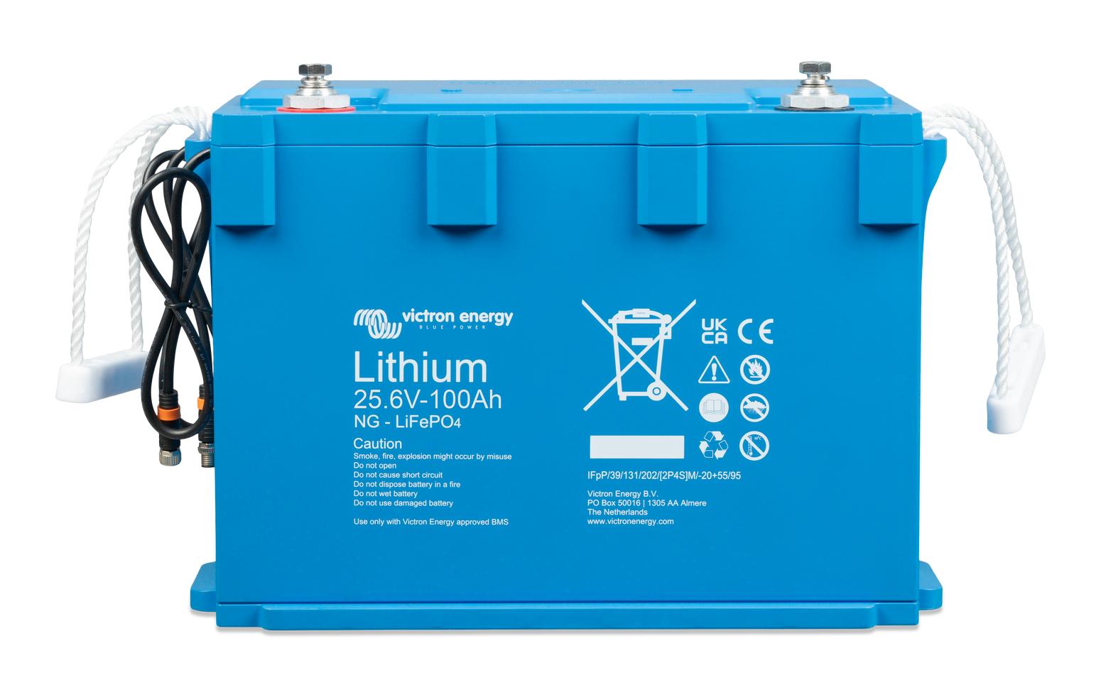 Batterie LiFePO4 25.6 V/100 Ah NG 235 x 341 x 160 mm<br>Lithium-NG-Batterie