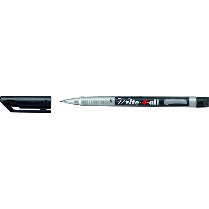 Stabilo Permanent Marker Write-4-all, S, schwarz