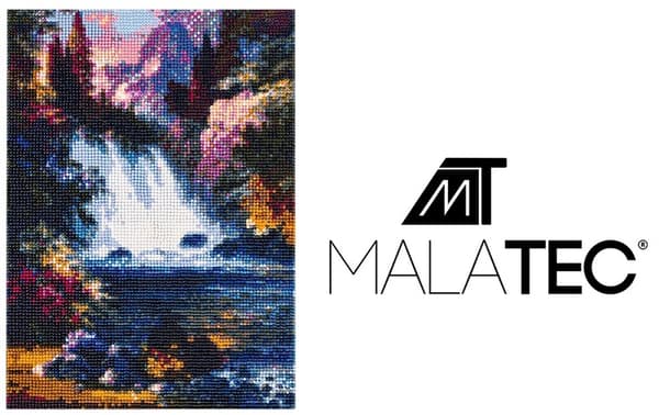 Diamond Painting / DIY 5D Diamantmålning - 30x40cm - Vattenfall