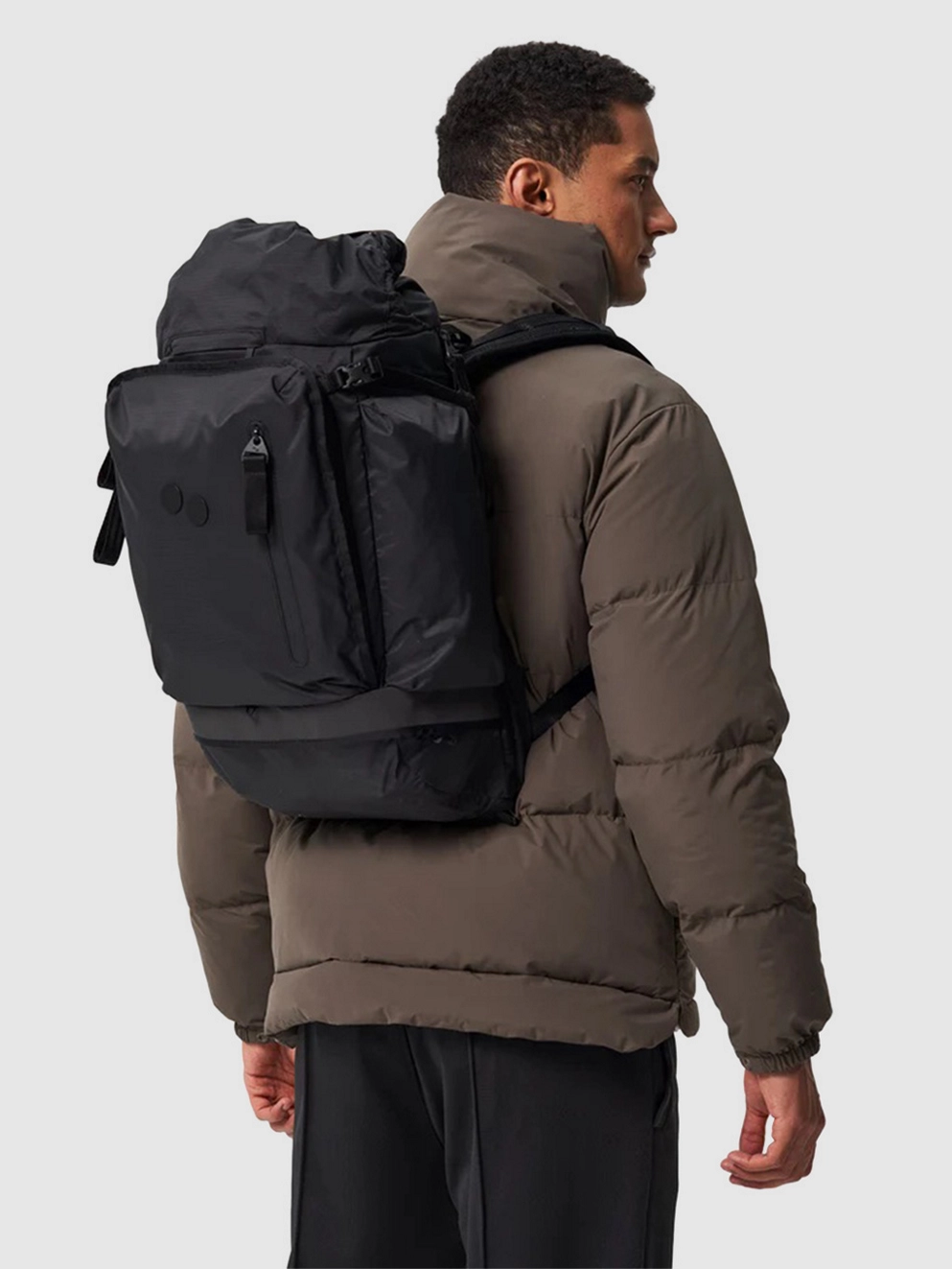 pinqponq Komut Medium Backpack pure black