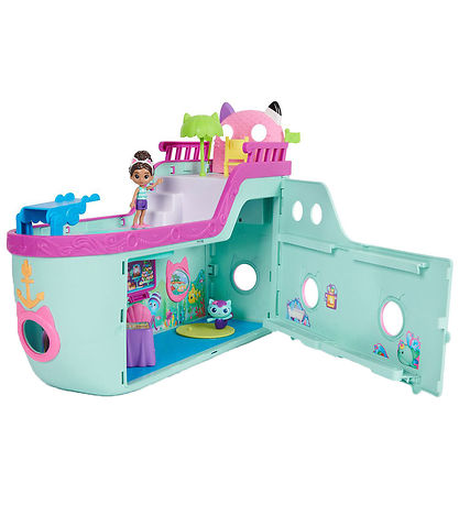 Gabby's Dollhouse Set - 18 Teile - CAT-Tastic Cruise Ship