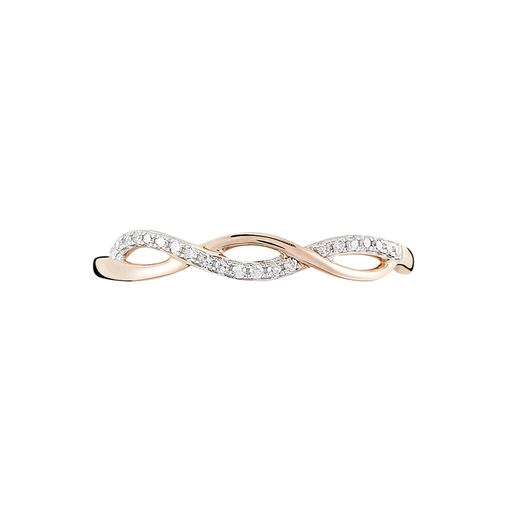 Bague Alizee Or Rose Diamant
