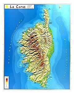 GEORELIEF - GEORELIEF CORSE 42X31