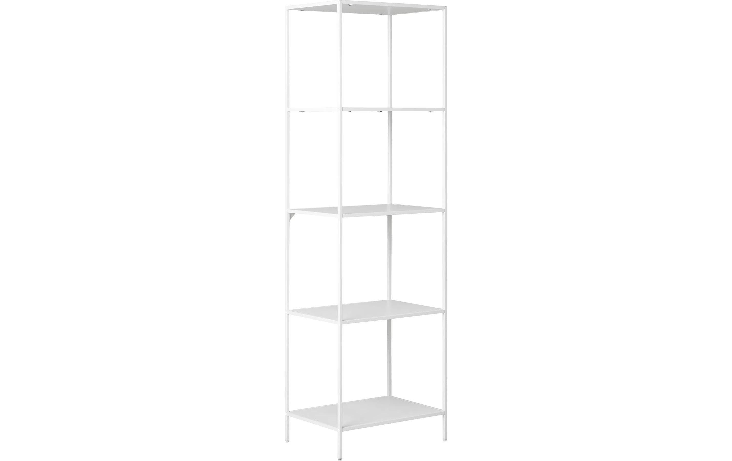 Regal Vita 170 x 51 cm, Weiss<br>Standregal mit fünf Ablagen