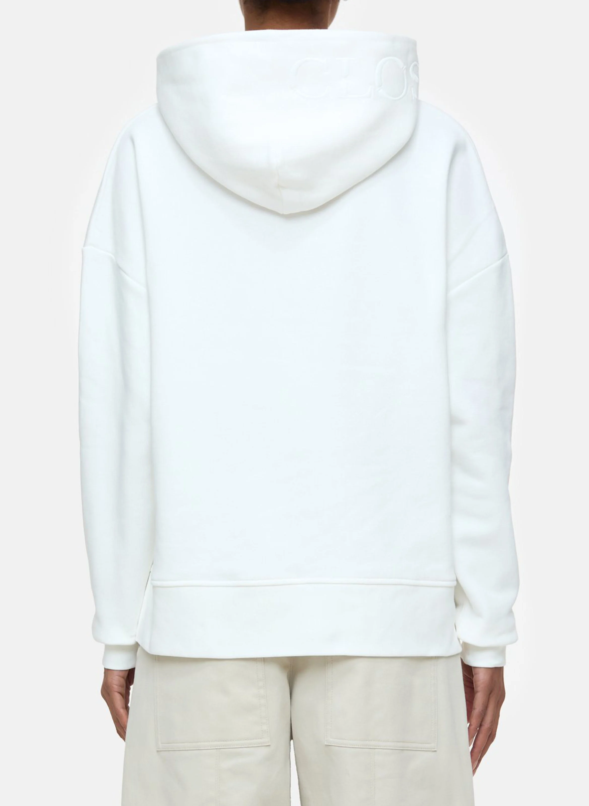 Sweat à capuche en coton | Beige
