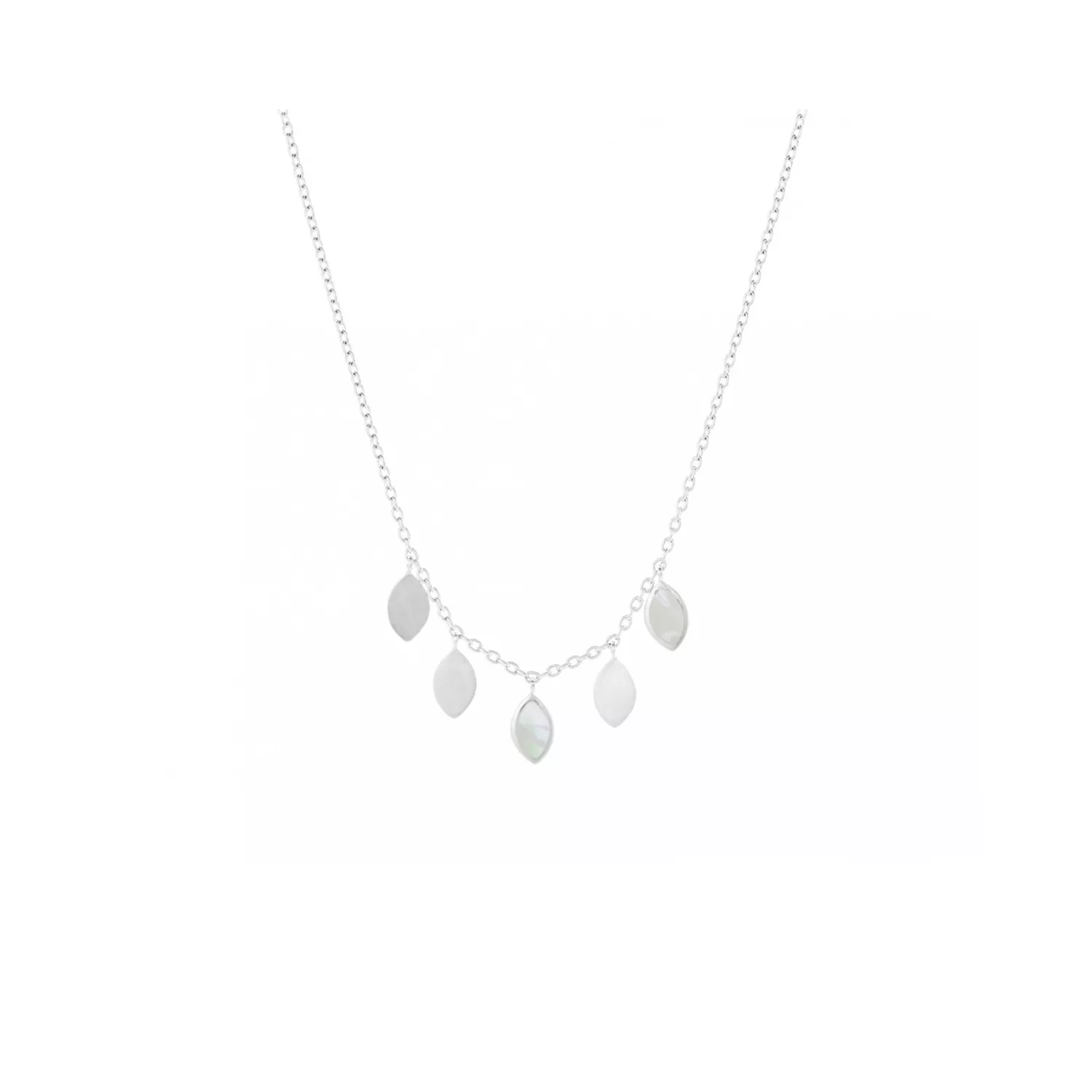 Pernille Corydon Flake Halskæde Sølv n-389-s