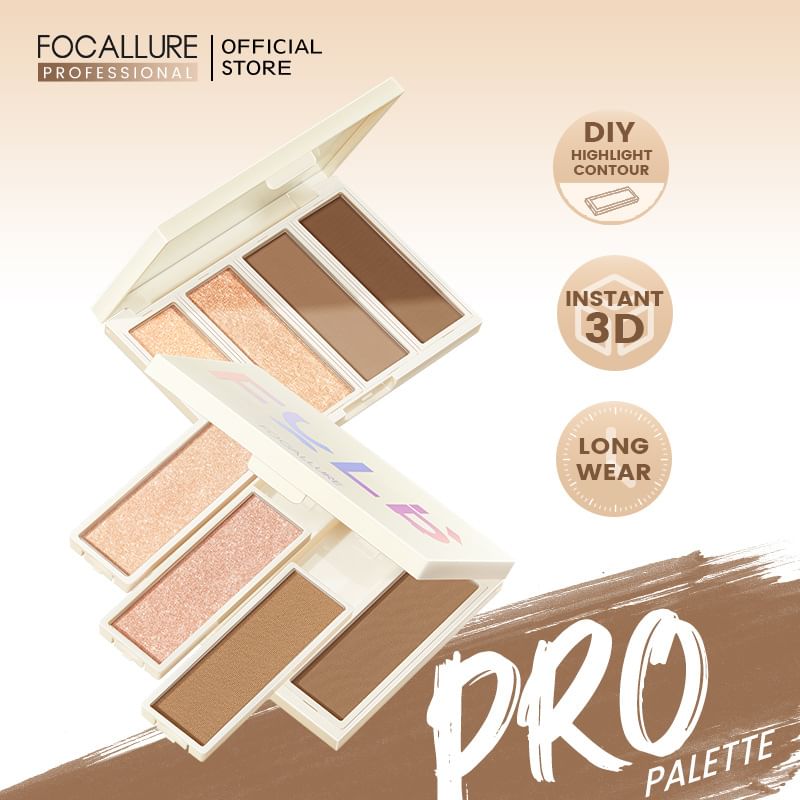 FOCALLURE - Matte contour vervagen - 4 kleuren