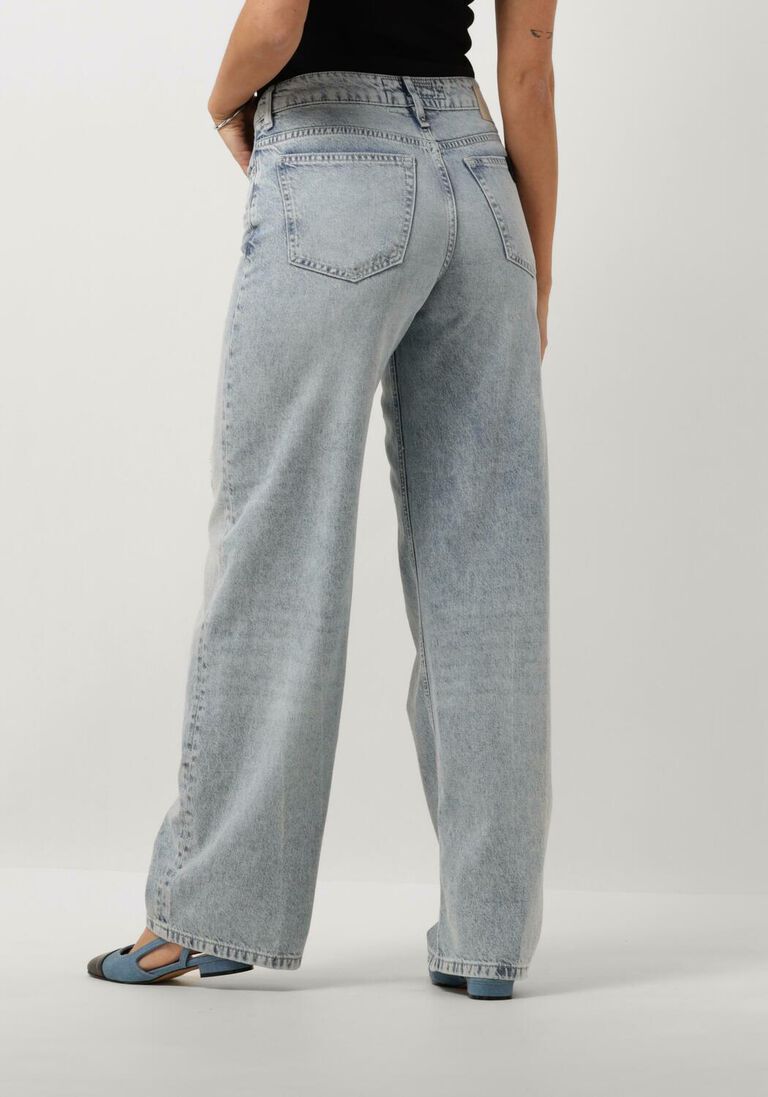 DRYKORN lichtblauwe drykorn wijde broek medley
