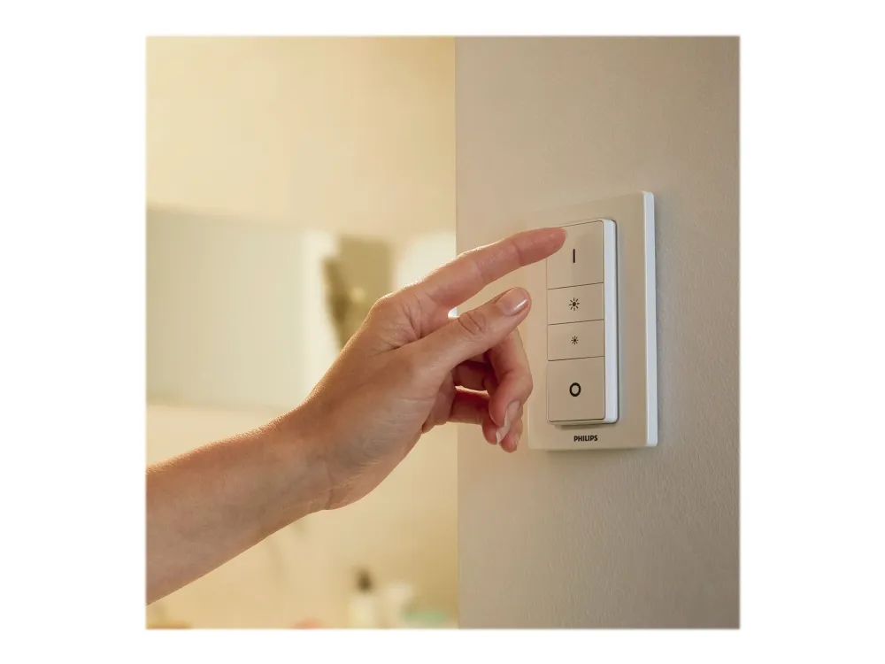 Philips Hue White ambiance Aurelle - Loftslampe - LED - 24.5 W - køligt dagslys/varmt hvidt lys - rund - hvid