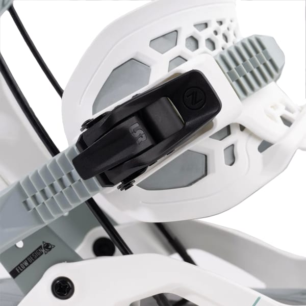 Fixation snowboard NIDECKER FLOW FUSE HYBRID WHITE