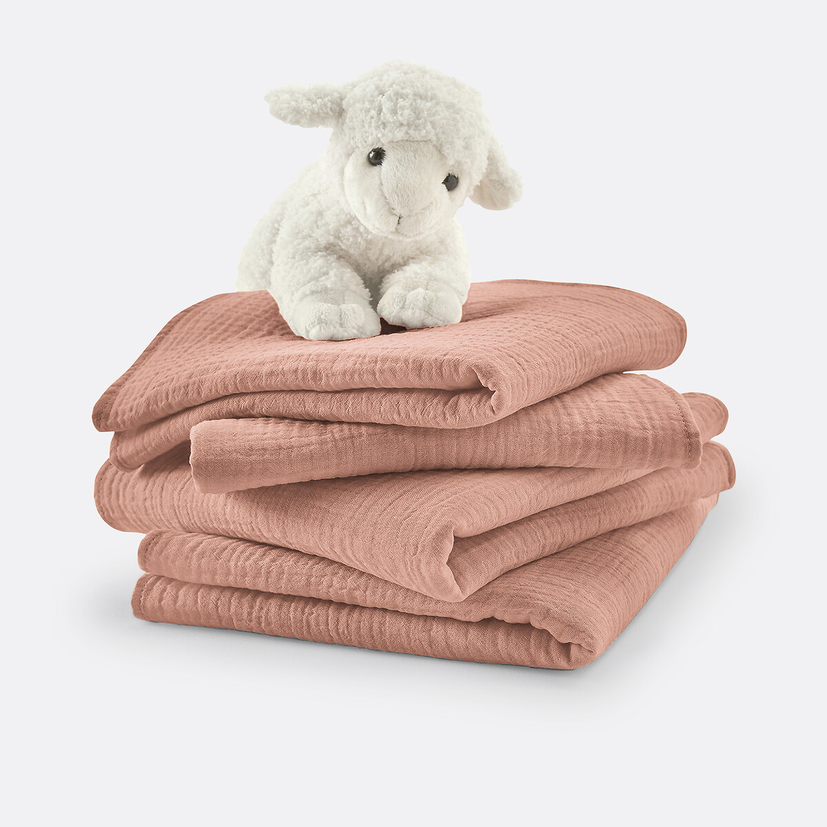 LA REDOUTE INTERIEURS<br>Conjunto de 4 fraldas em tetra, Kumla