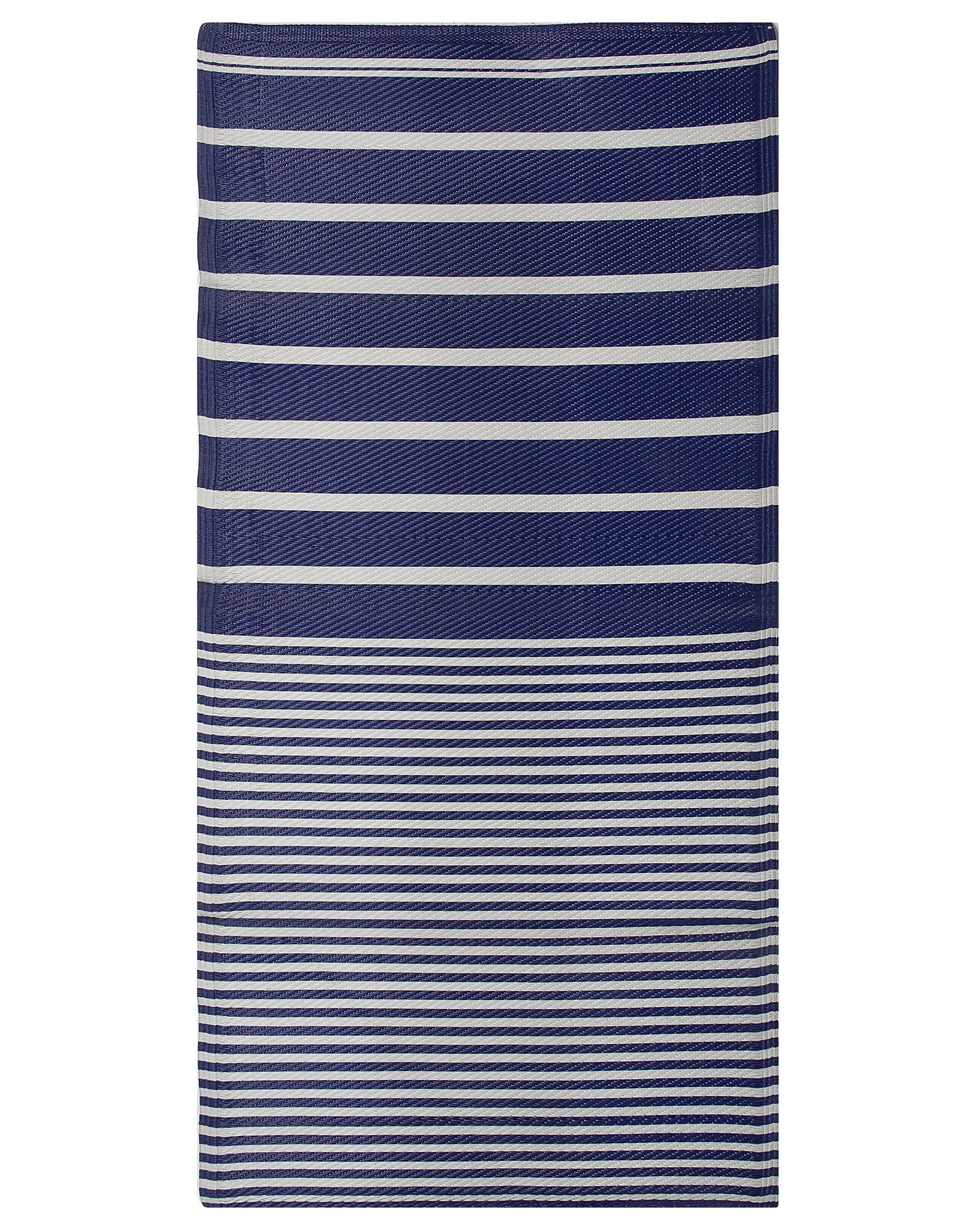 Tuintapijt HALDIA Marineblauw 90 x 180 cm