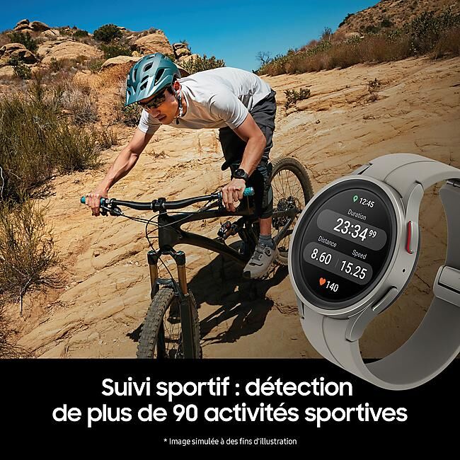 SAMSUNG - MONTRE CONNECTEE GPS GALAXY WATCH5 PRO 45 M BT