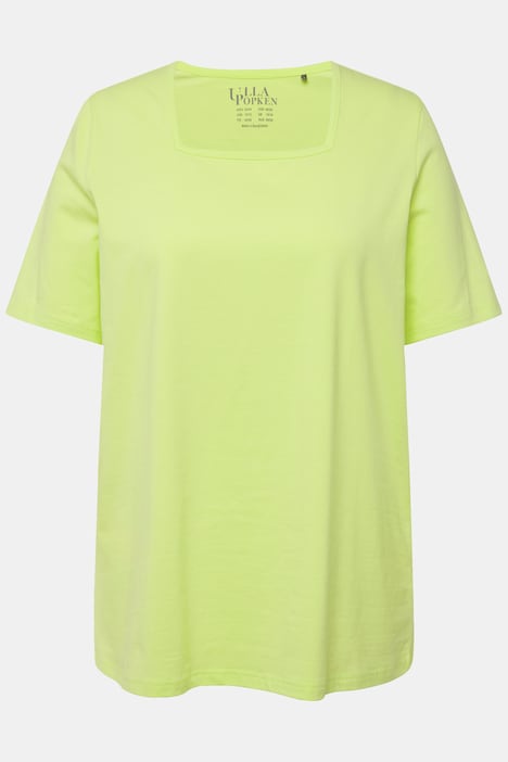 T-Shirt, A-Linie, Carree-Ausschnitt, Halbarm